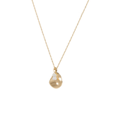 Pebble necklace White Quartz