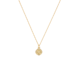Daisy coin necklace