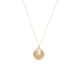 Big Elizabeth coin necklace freshwater pearls