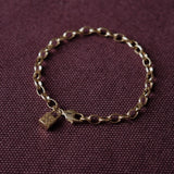 Middle Eastern lock chain bracelet