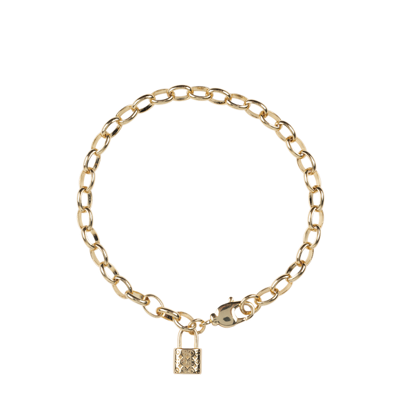 Middle Eastern lock chain bracelet