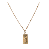 Giraffe square necklace